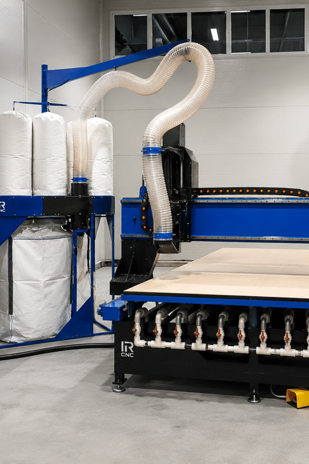 IR CNC and dust collector